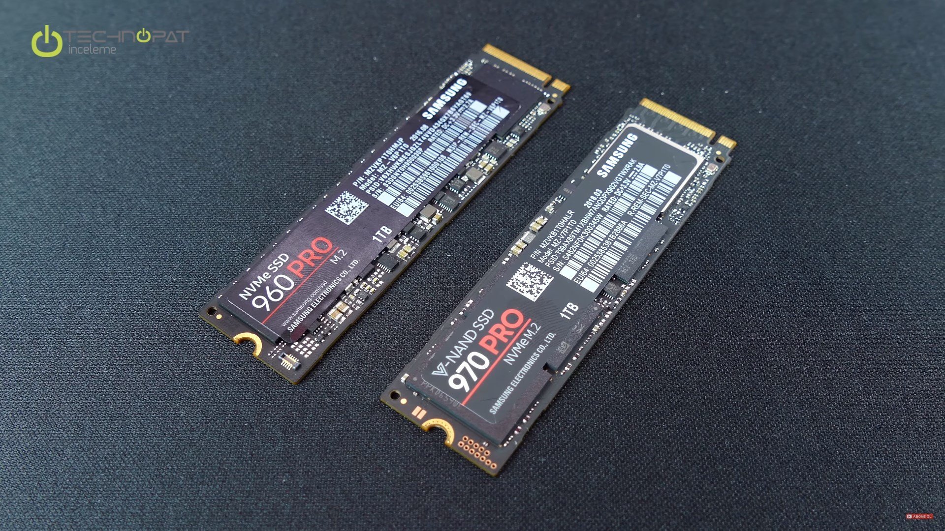 Samsung 970 PRO 1TB NVMe M.2 SSD İncelemesi - Technopat