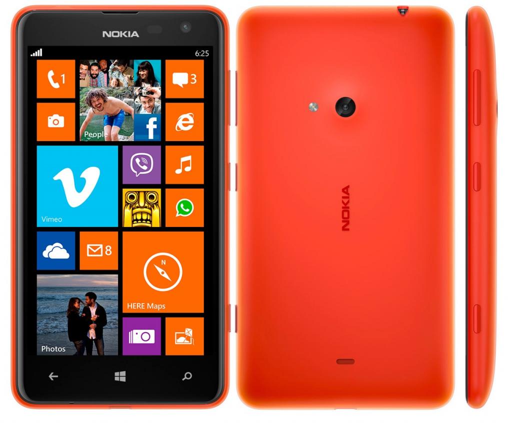 Nokia Lumia 625 Specs - Technopat Database