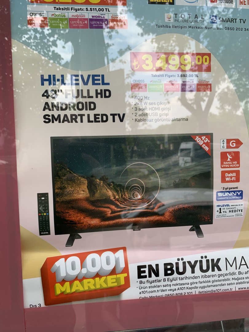 A101'e Gelecek 3500 TL'lik Hi-Level TV Nasıldır? | Technopat Sosyal