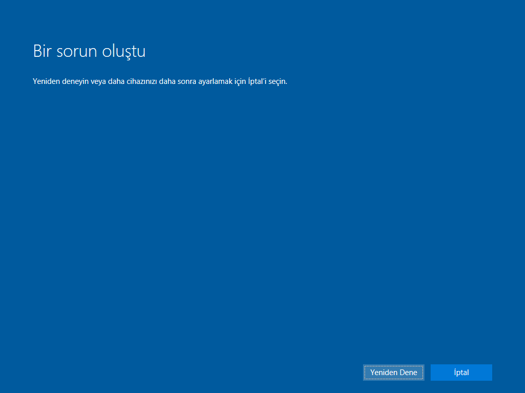 Windows 10 microsoft hesabı ile oturum açma hatası | Technopat Sosyal