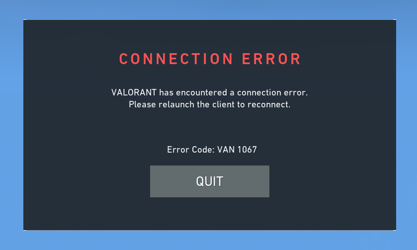 Valorant VAN 1067 hatası | Technopat Sosyal