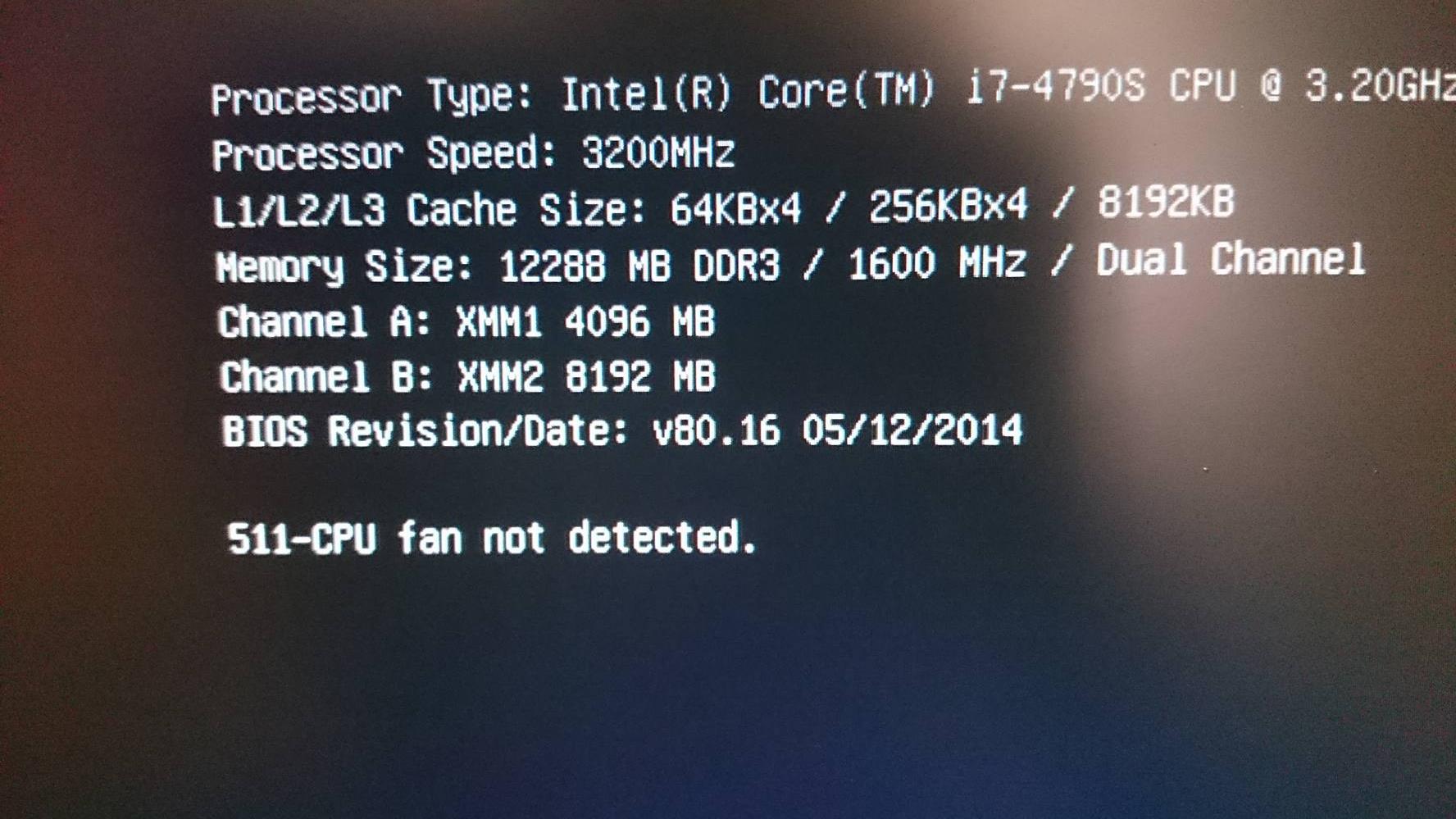511-CPU fan not detected sorunu | Technopat Sosyal