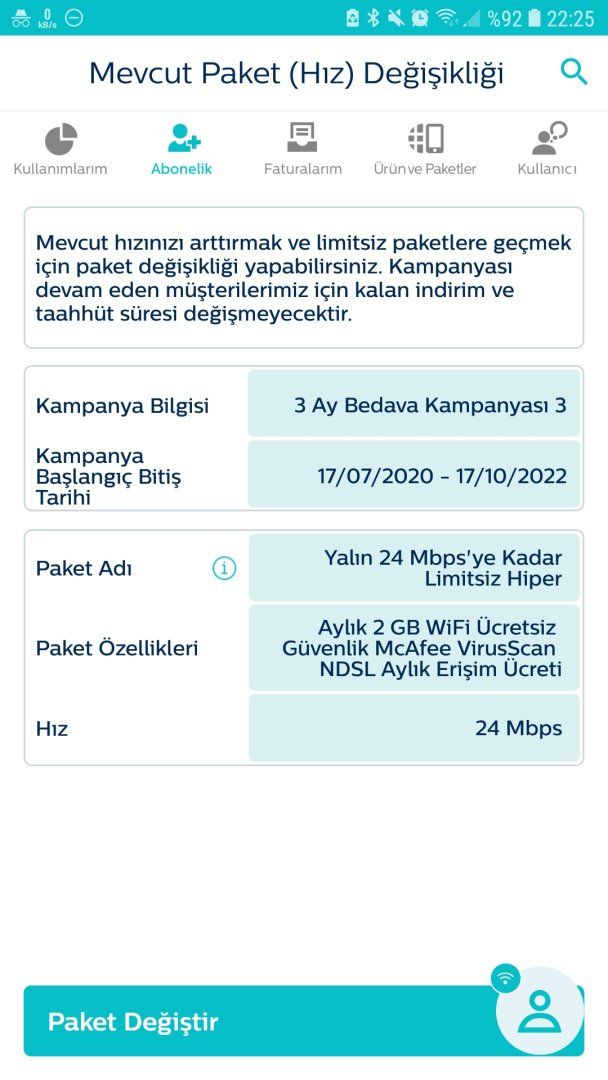 Türk Telekom'da uygulamadan hız yükseltilirse taahhüt süresi uzar mı? |  Technopat Sosyal