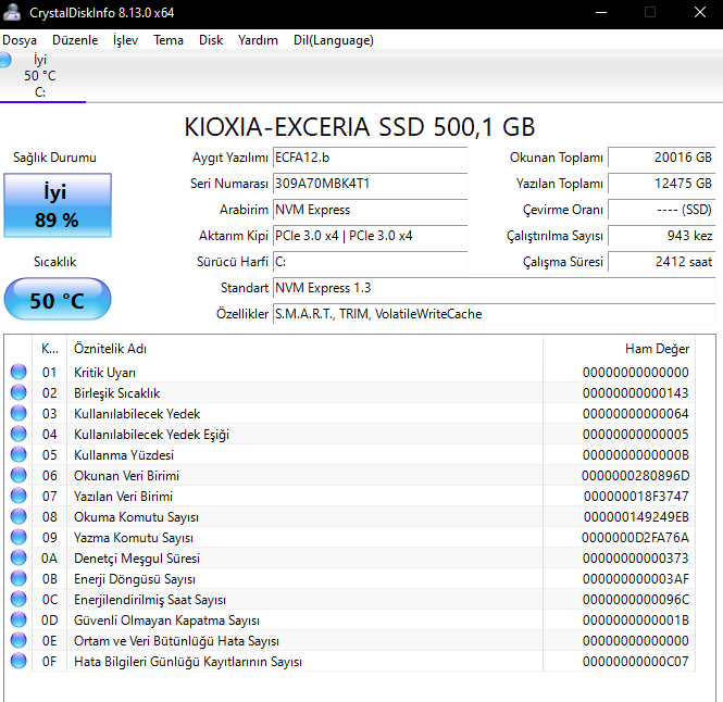 Kioxia-Exceria SSD çok ısınıyor | Technopat Sosyal