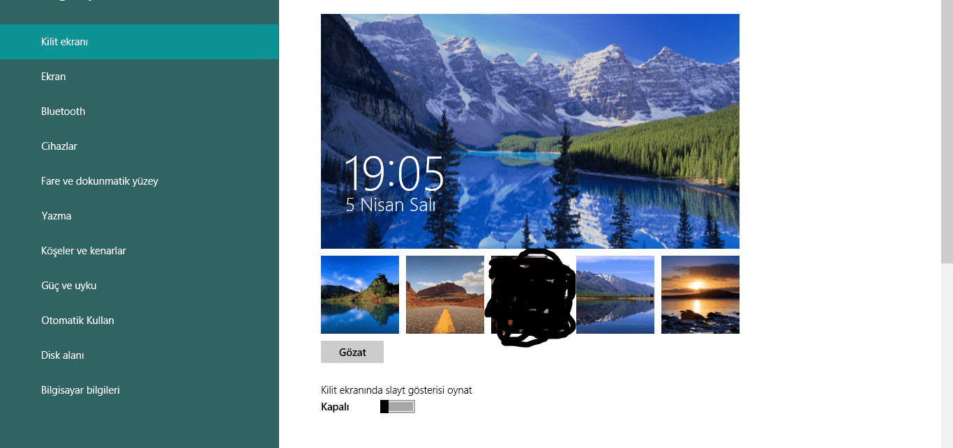 Windows 8.1 kilit ekranı resmi silme | Technopat Sosyal