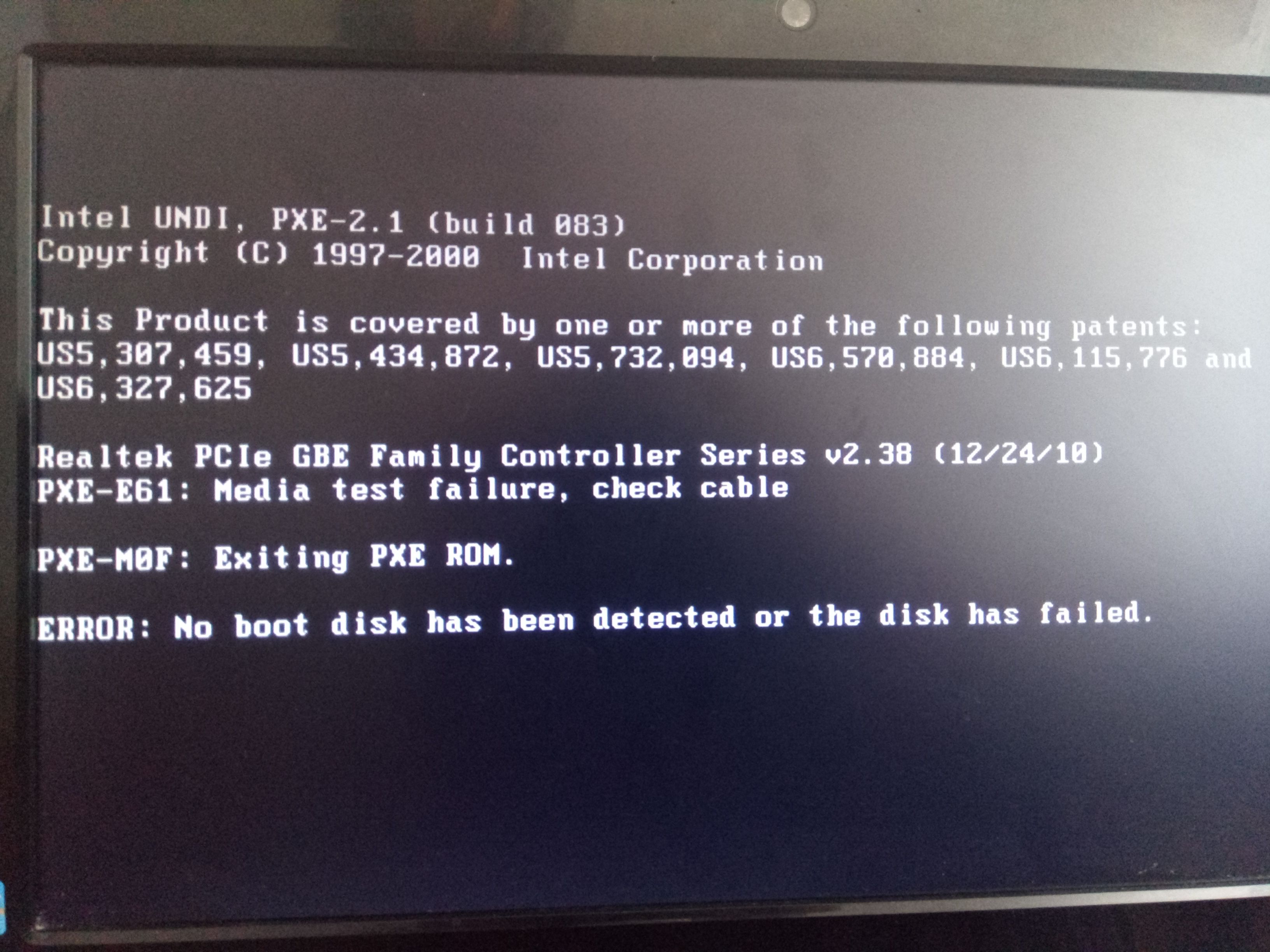 No boot disk has been detected or the disk has failed" hatası | Technopat  Sosyal