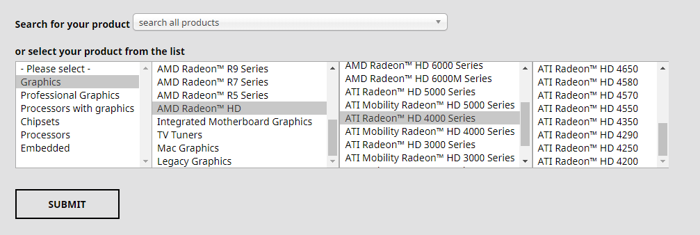 ATI Radeon HD 4300/4500 sürücü | Technopat Sosyal