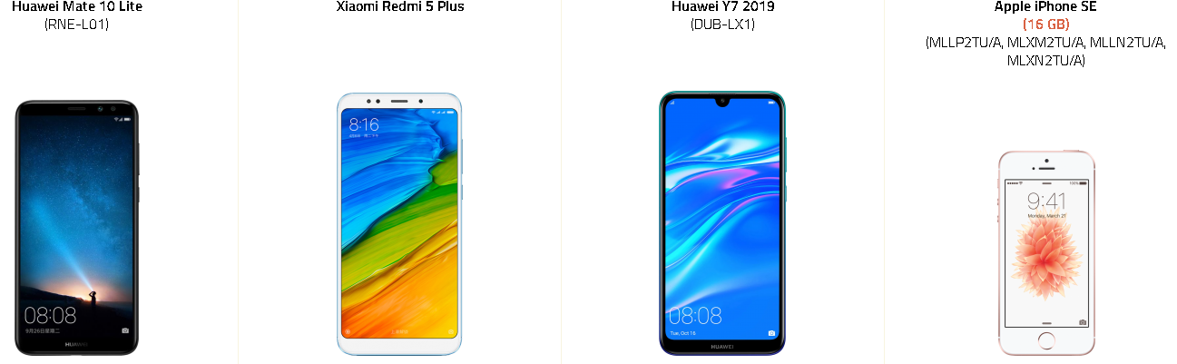 Huawei Y7 2019 vs Mate 10 Lite vs Xiaomi Redmi 5 Plus vs iPhone SE 1 |  Technopat Sosyal