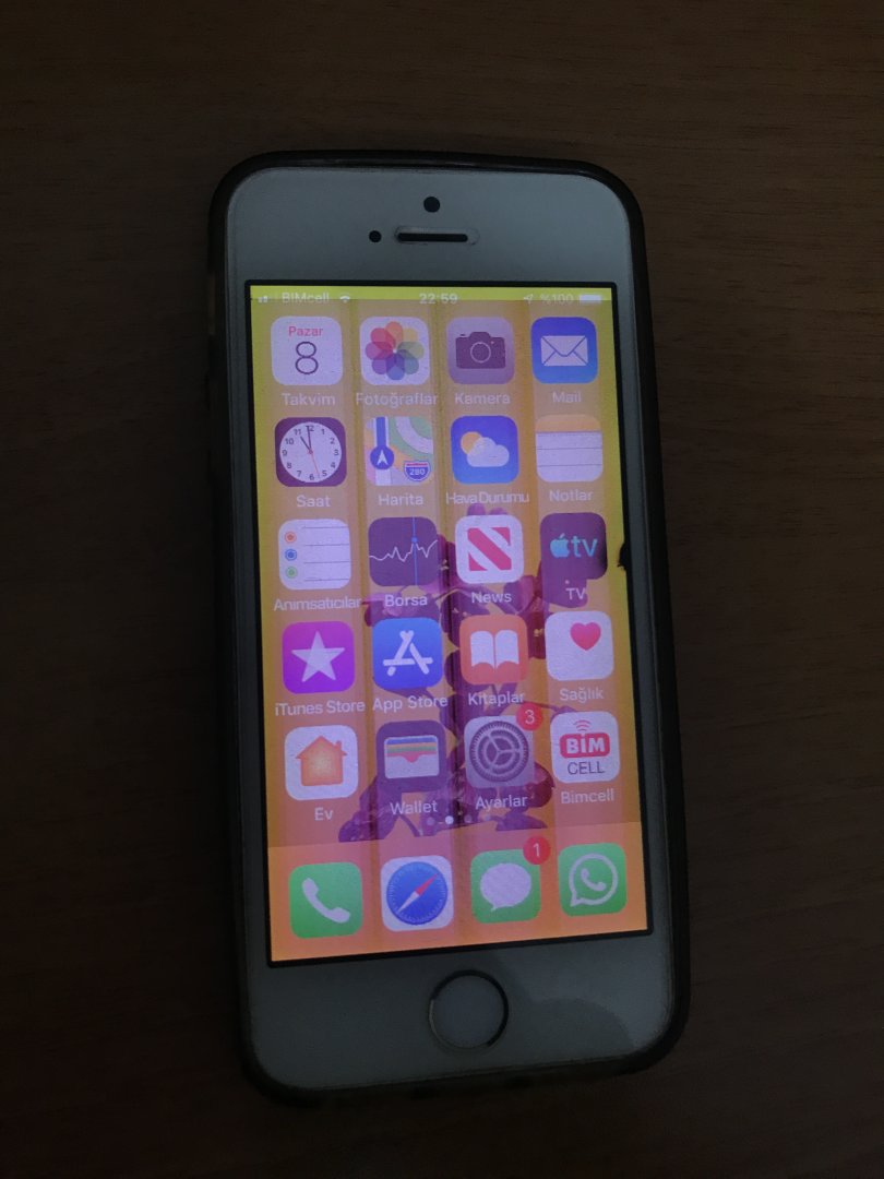 Çözüldü: iPhone 5S ekranında çizgiler belirdi | Technopat Sosyal