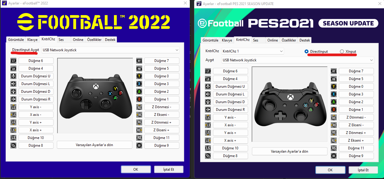 eFootball 2022 Gamepad ayarları | Technopat Sosyal
