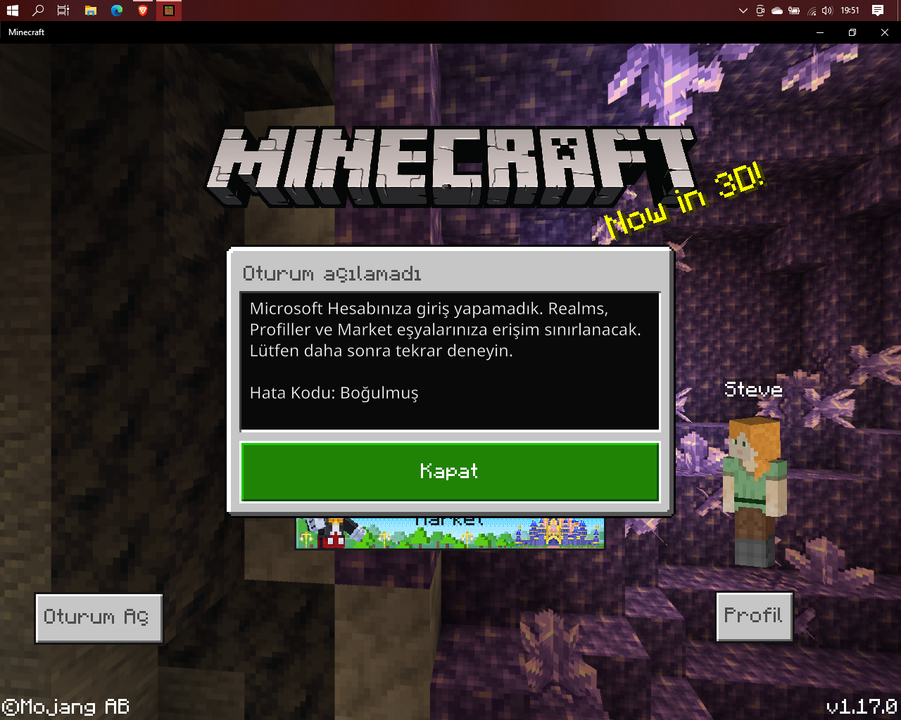 Minecraft Bedrock Windows 10 Edition 1.17.0'da Xbox Hesabı açılmıyor |  Technopat Sosyal