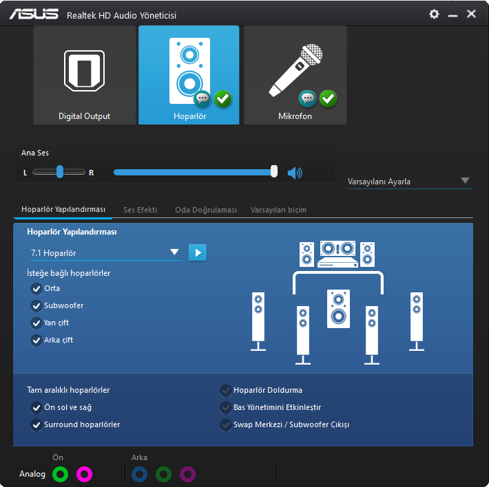Çözüldü: ASUS Realtek HD Audio yöneticisinin formattan sonra silinmesi |  Technopat Sosyal