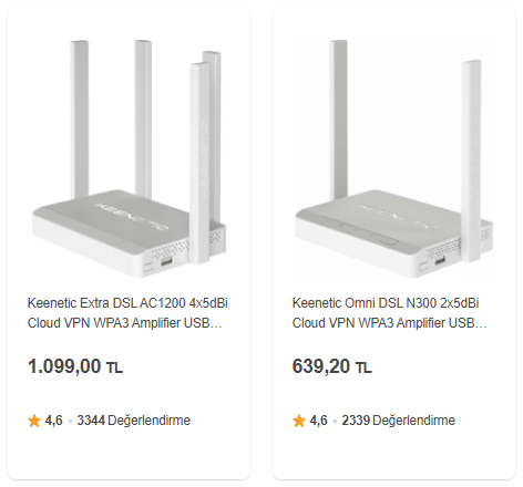 Keenetic Omni DSL N300 vs. extra DSL AC1200 | Technopat Sosyal