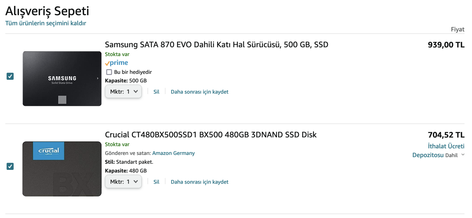 Crucial SSD vs Samsung 870 EVO | Technopat Sosyal