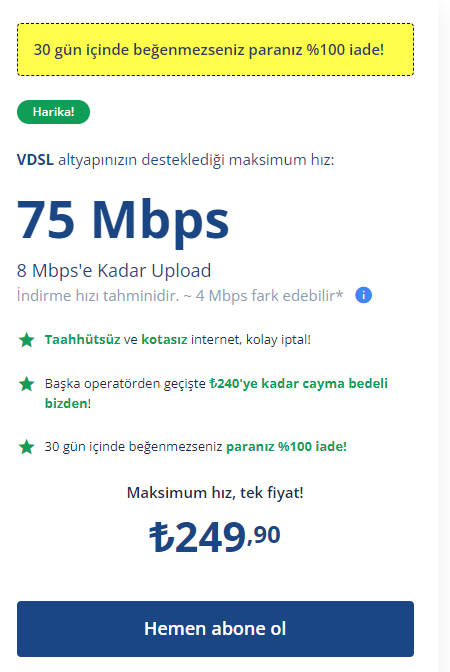 TurkNet 75Mbps VDSL mi Superonline 25Mbps fiber mi? | Sayfa 2 | Technopat  Sosyal