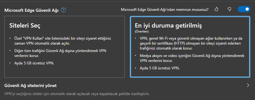 Microsoft Edge'e yerleşik VPN özelliği geldi | Technopat Sosyal