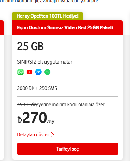 Vodafone 25GB tarifesi nasıl? | Technopat Sosyal