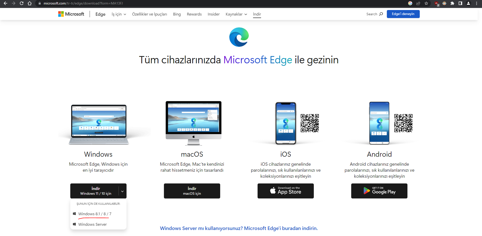 Çözüldü: Windows 8.1'e Microsoft Edge nasıl indirilir? | Technopat Sosyal