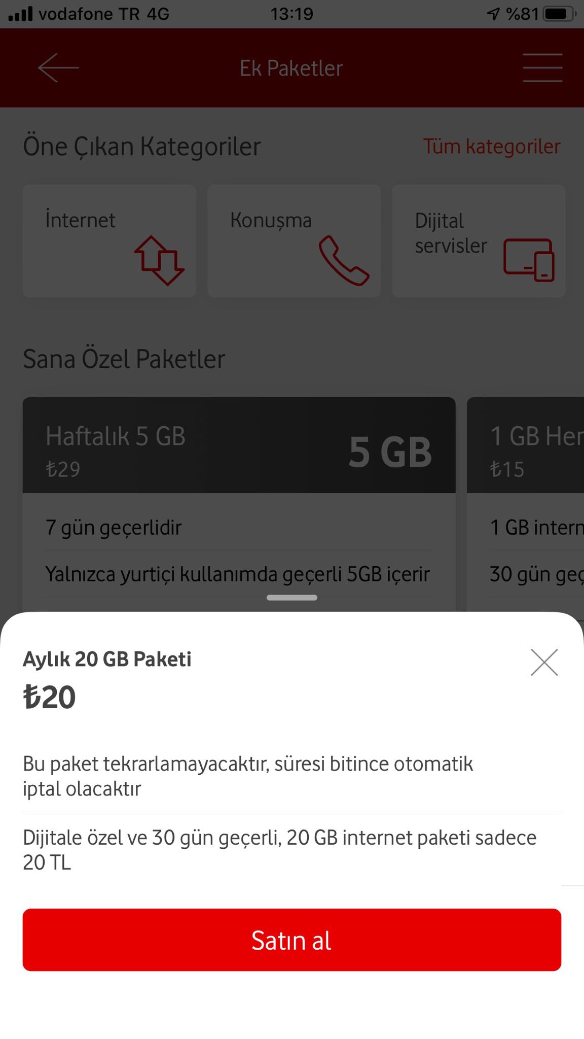 Vodafone 20GB = 20TL Fırsatı Yakaladım | Technopat Sosyal
