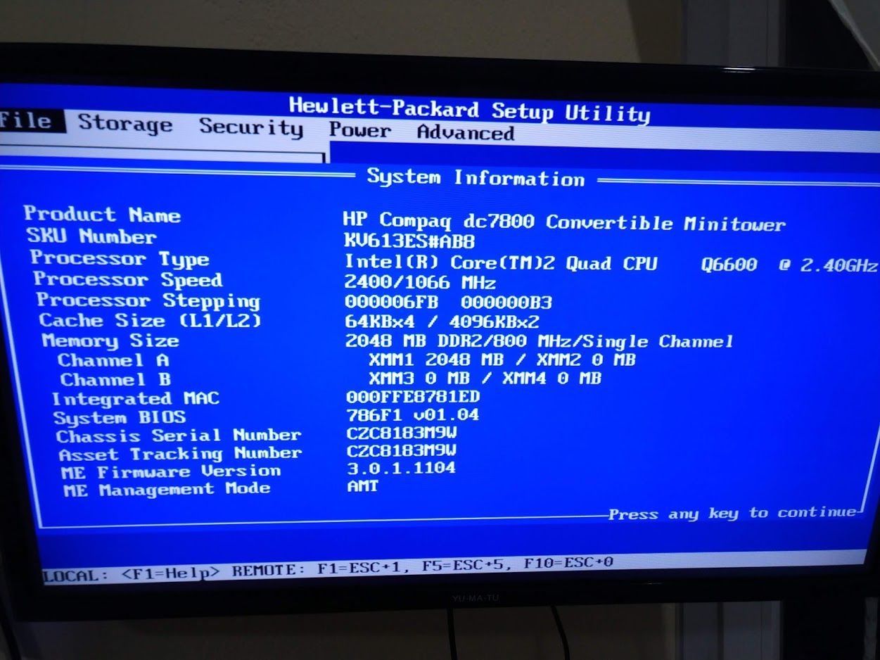 HP Compaq DC7800 format sorunu | Technopat Sosyal