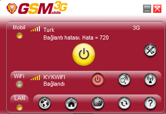 Türk Telekom GSM 3G VINN Hata 720 | Technopat Sosyal