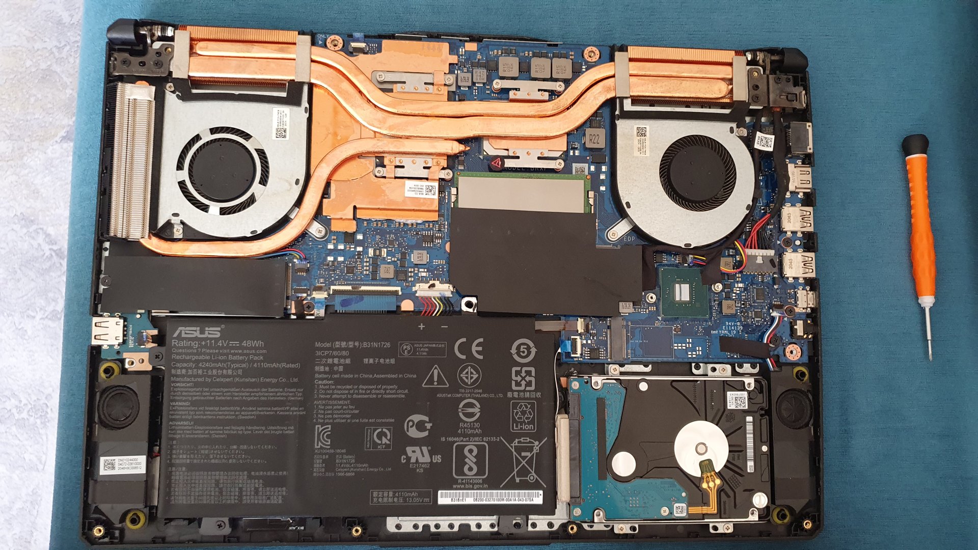 ASUS TUF laptopa termal pad takılırsa garanti dışı kalabilir mi? |  Technopat Sosyal