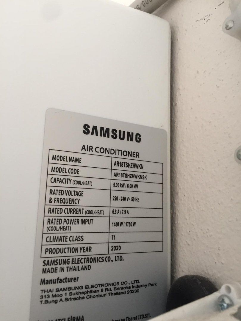 Samsung 18.000 BTU klima yakıt tüketimi | Technopat Sosyal