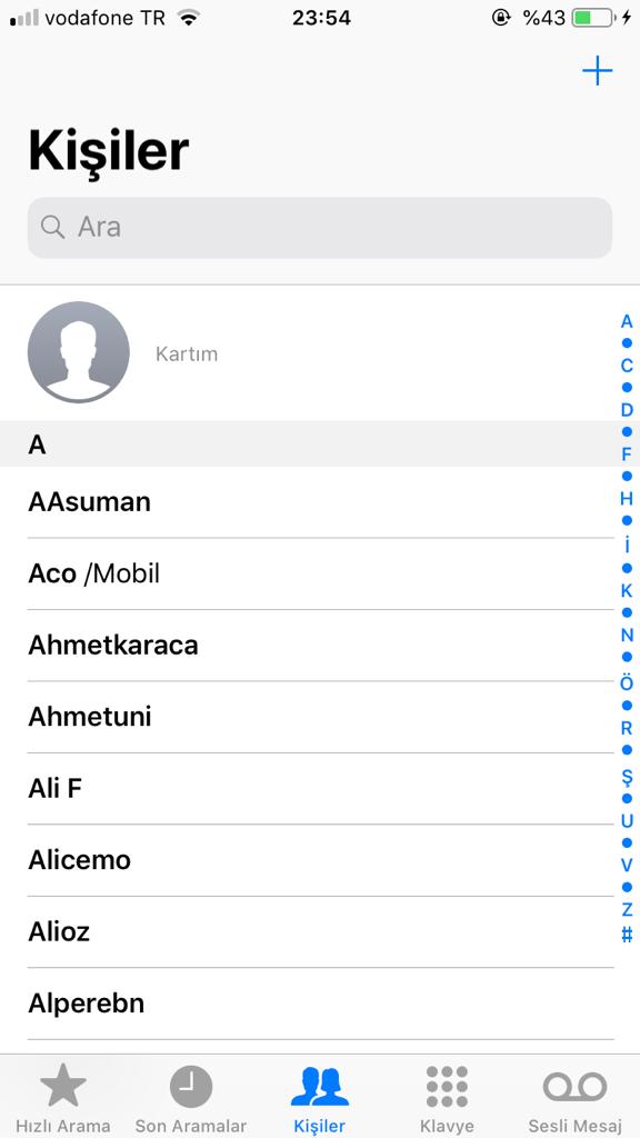 iPhone'da Outlook ayarlarken rehber silindi | Technopat Sosyal