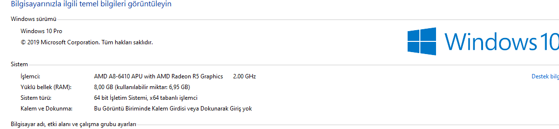 HP AMD A8-6410 laptop çift ekran kartı performans düşüklüğü