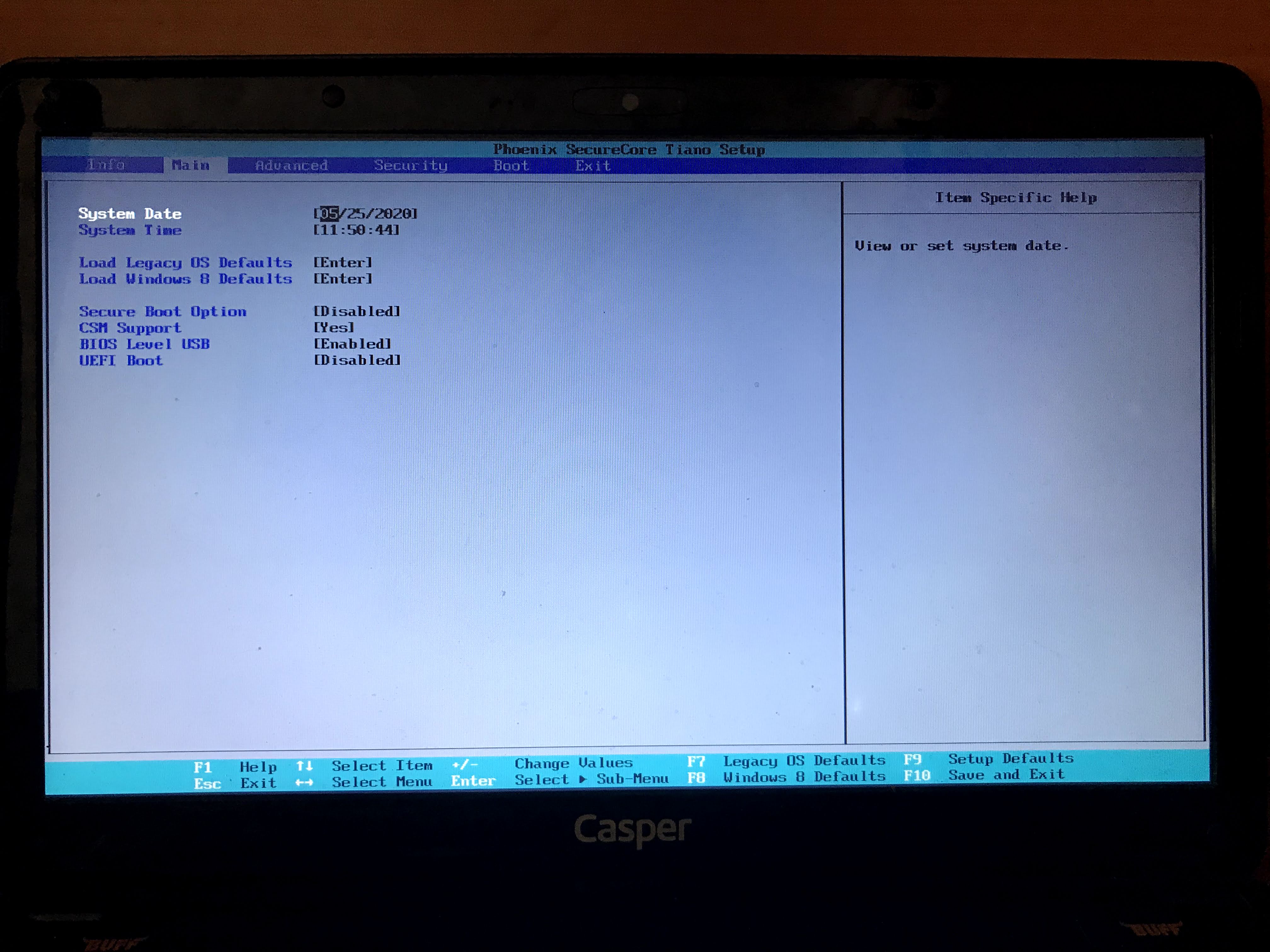 Casper Nirvana NB 15.6 flash diskten Boot sorunu | Technopat Sosyal