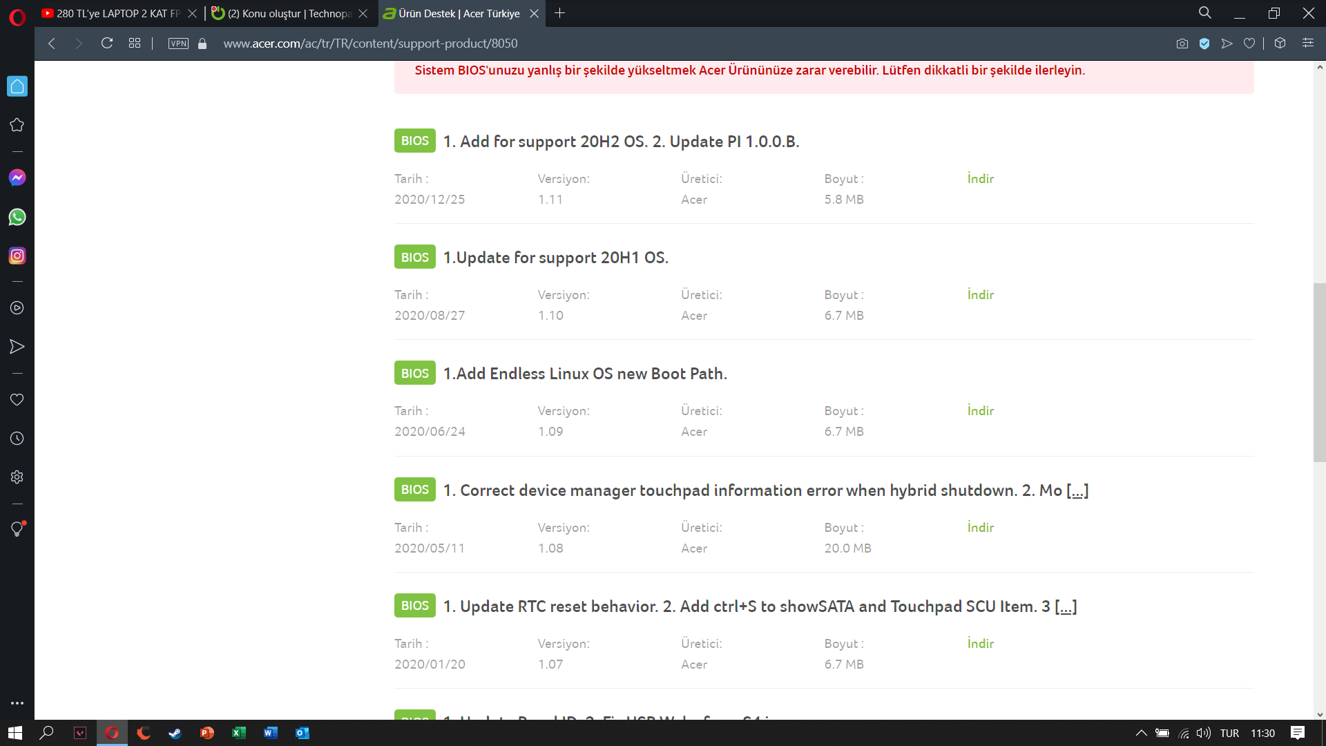 Acer Aspire 3 A315-42 BIOS nasıl güncellenir? | Technopat Sosyal