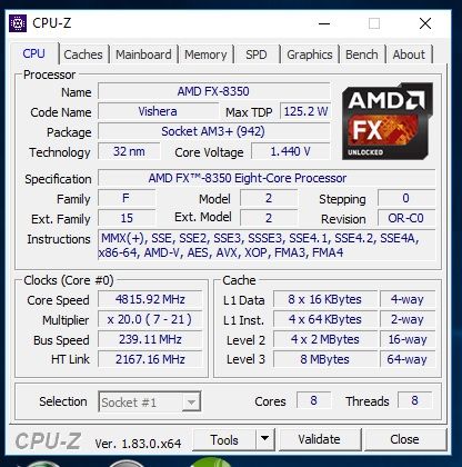 AMD FX-8350 4.8 GHz stabil overclock değerleri nedir? | Technopat Sosyal