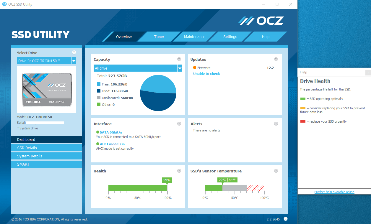 OCZ SSD Utility Health %99 Sorunu | Technopat Sosyal