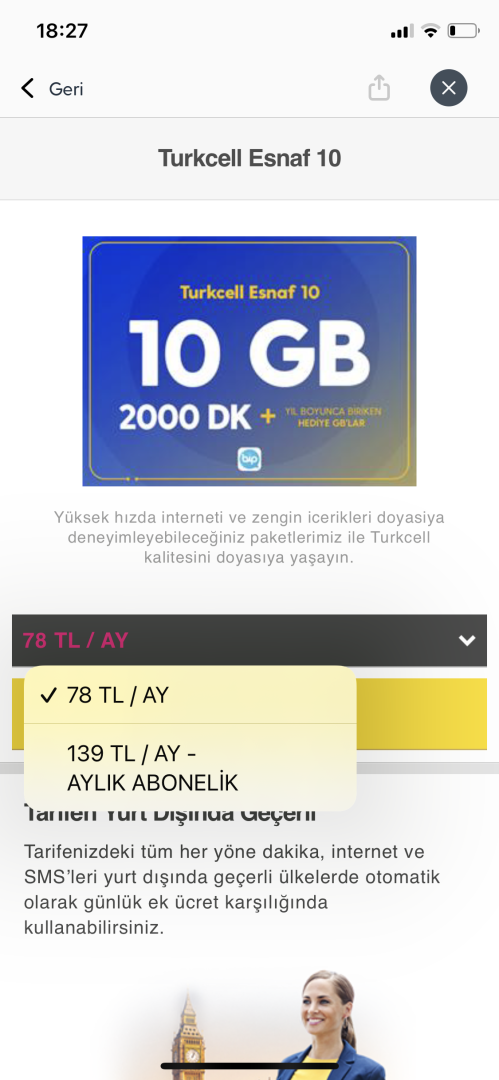 Turkcell paket değişikliği yaparken "uygun değil" hatası | Technopat Sosyal