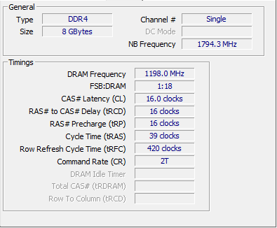 DDR4 2400 MHz 8 GB RAM'in 1200 MHz Gözükmesi | Technopat Sosyal