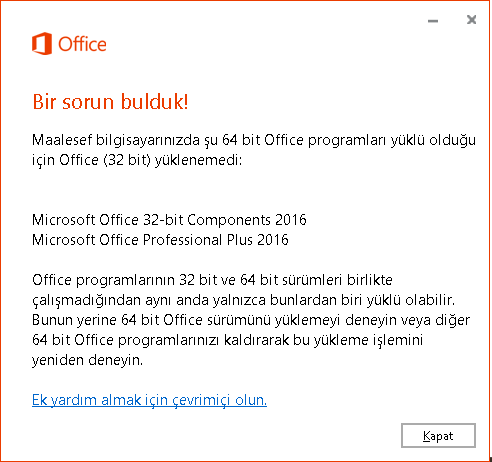 Office Pro Plus 2016 64 bit Türkçe Dil Paketi Yükleme Sorunu | Technopat  Sosyal