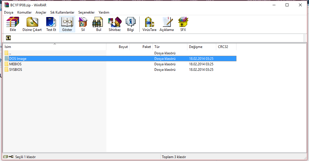 Foxconn BIOS Dosyalarından Hangileri USB'ye Atılmalı