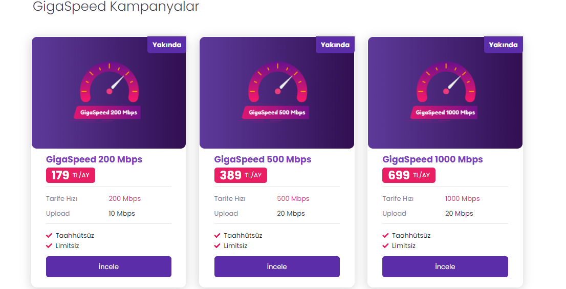 Türk Telekom altyapısı üzerinden 100 Mbps üstü paketler yayınlandı |  Technopat Sosyal