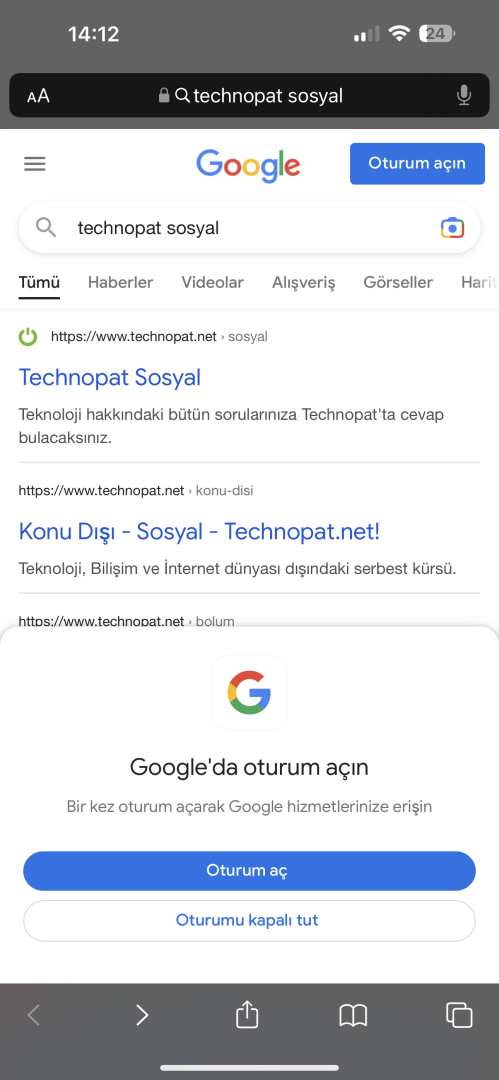 Safari'de Google bildirimleri nasıl kapatılır? | Technopat Sosyal
