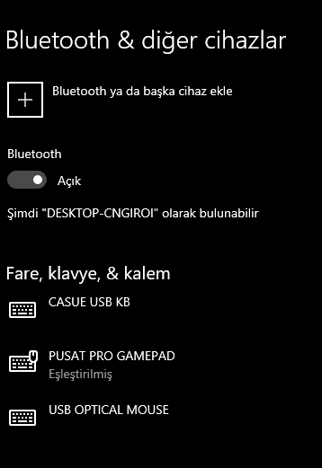 Bluetooth ile bağlanan gamepad klavye olarak gözüküyor | Technopat Sosyal