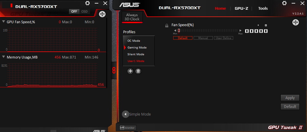 ASUS GPU Tweak II fan ayarı harici ayar yok | Technopat Sosyal