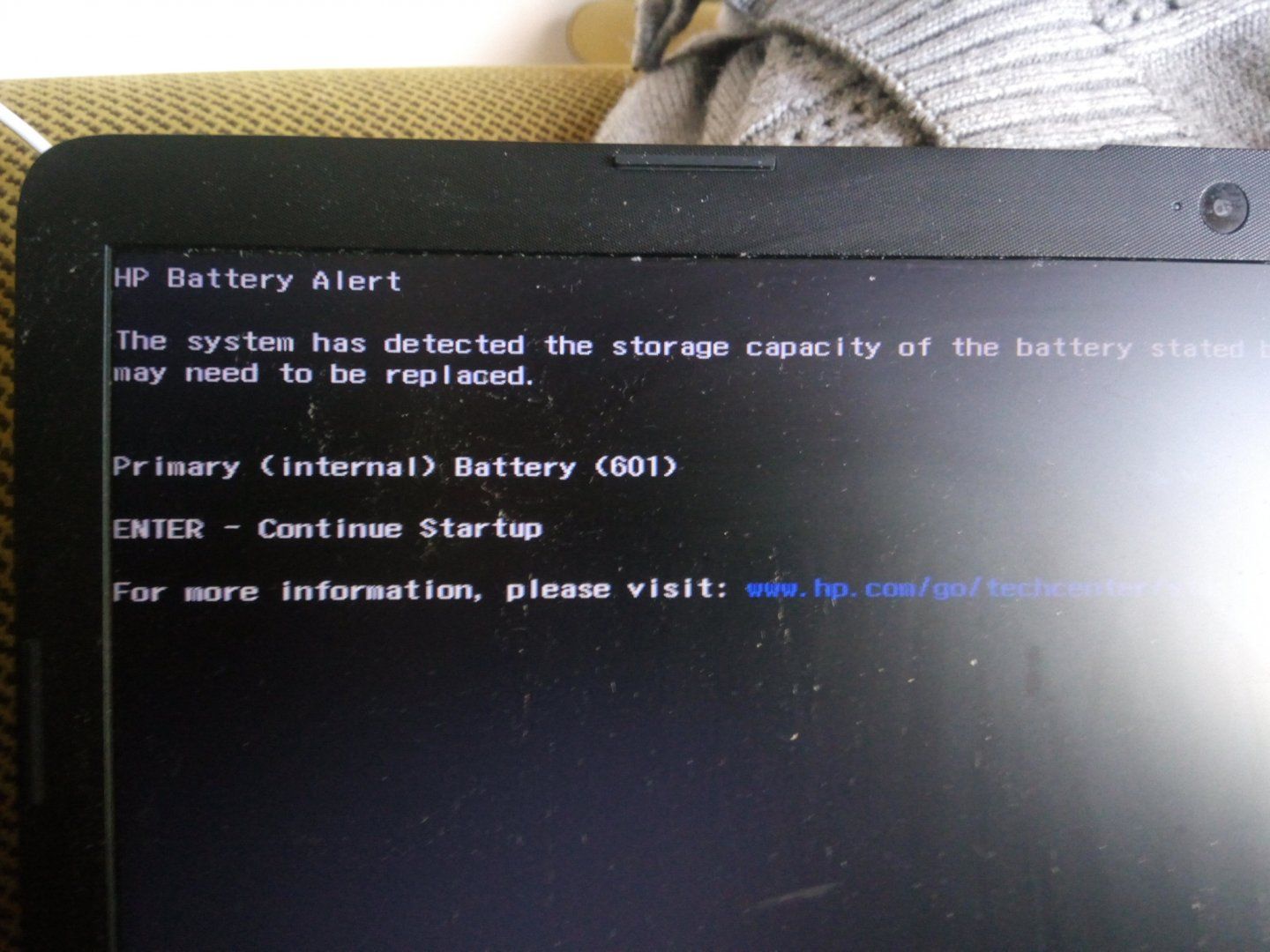 HP Pavilion HP 601 battery hatası | Technopat Sosyal