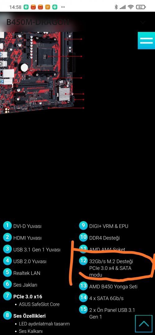 Çözüldü: ASUS-B450M-Dragon NVMe SSD destegi var mı? | Technopat Sosyal