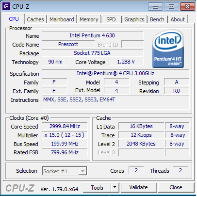 Pentium 4 630 sistemin 4 GB RAM'i 2+512 göstermesi | Technopat Sosyal