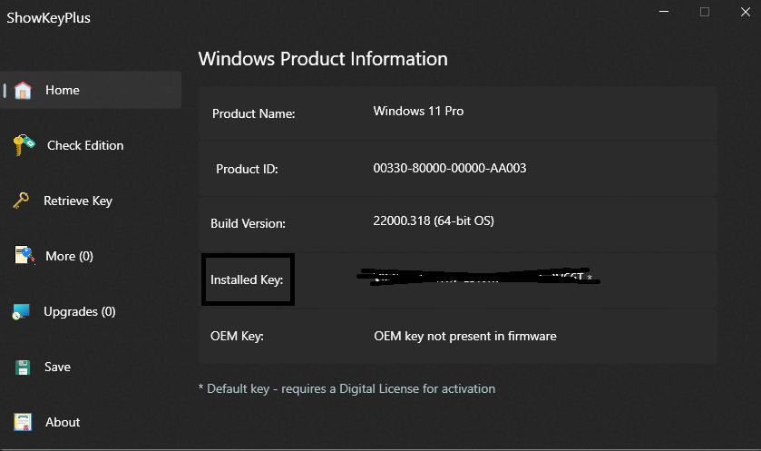 Çözüldü: Windows 10 ürün anahtarını öğrenme