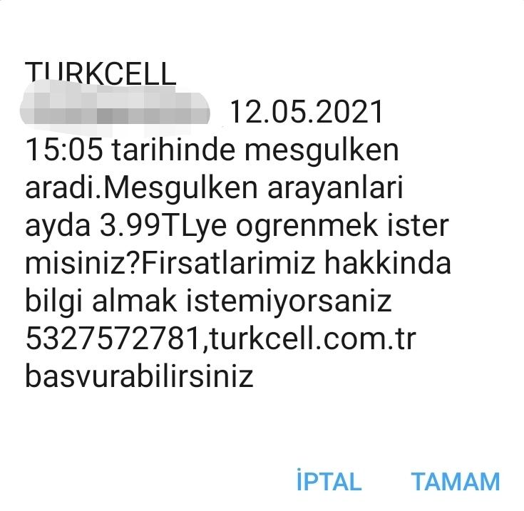 Turkcell pop-up bildirimleri kapatma | Technopat Sosyal