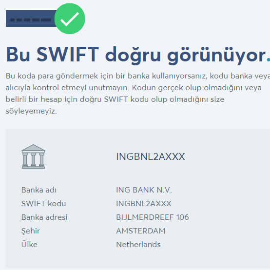 SWIFT kodunu kabul etmiyor | Technopat Sosyal
