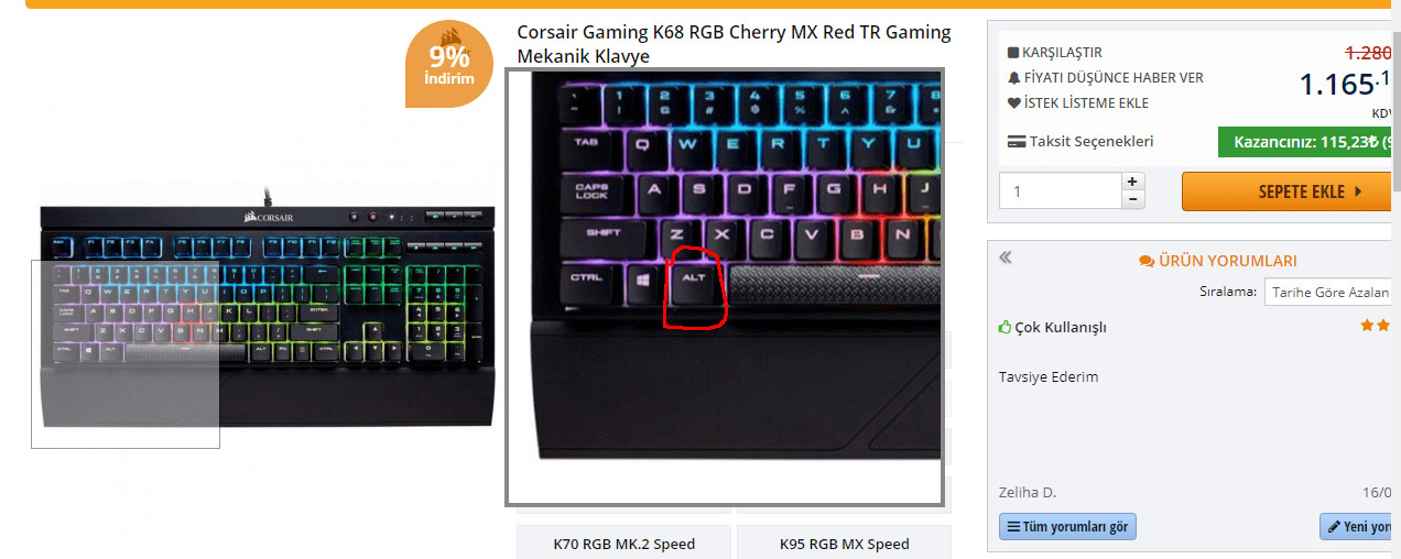 Corsair K68 RGB Cherry MX klavyem sahte mi? | Technopat Sosyal