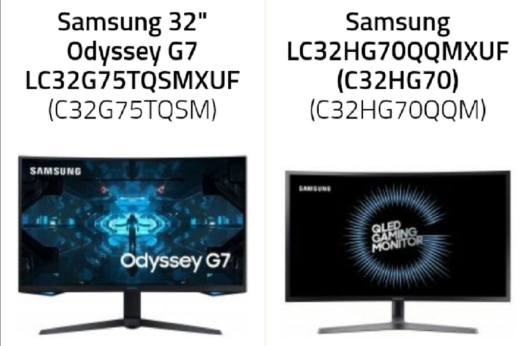 Samsung Odyssey G7 vs Samsung LC32HG70QQMXUf 31.5" | Technopat Sosyal