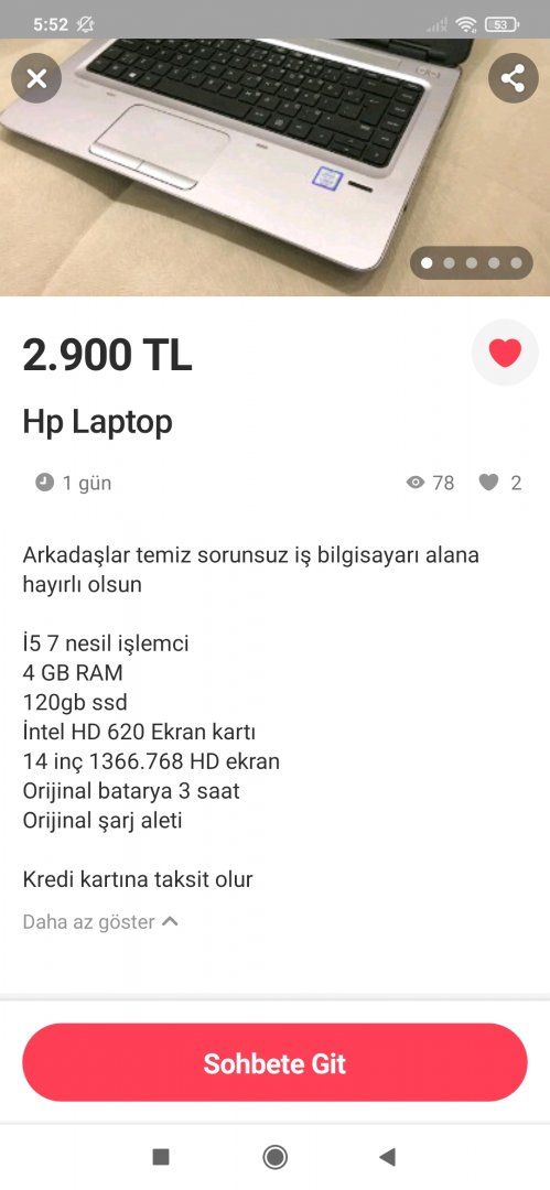 2500-3500 TL web tarayıcı işleri için laptop önerisi | Technopat Sosyal